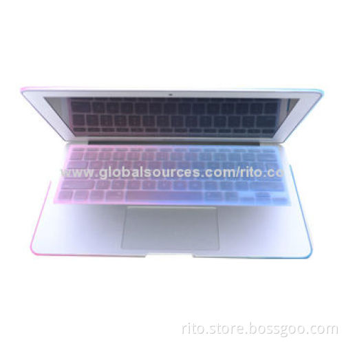 New Rainbow Design Silicone Keyboard Guard for New Macbook Pro 13-inch